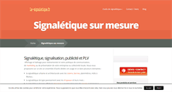 Desktop Screenshot of la-signaletique.fr